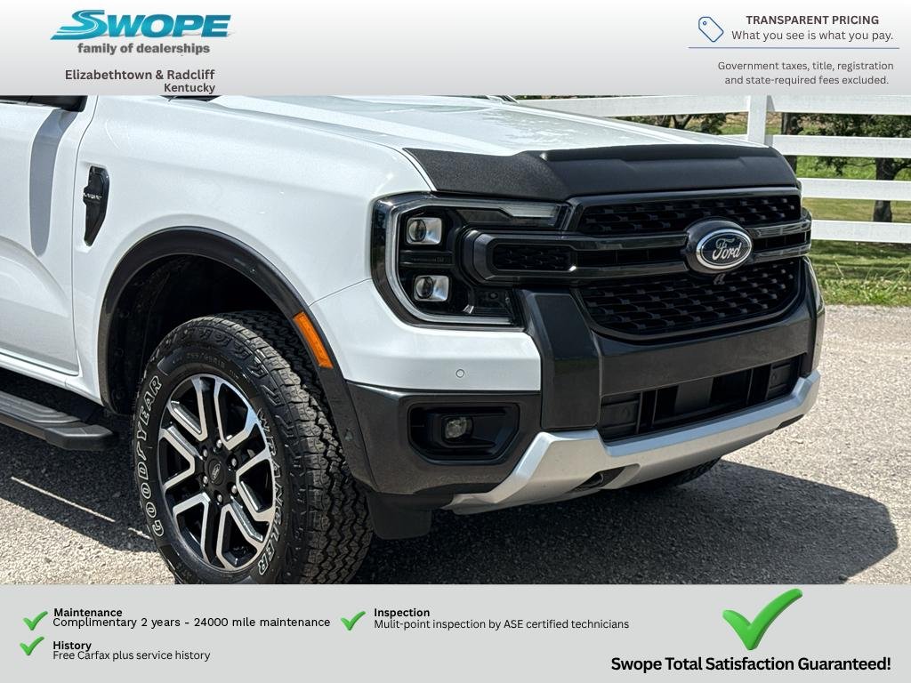 Used 2024 OXFORD WHITE Ford LARIAT image 9