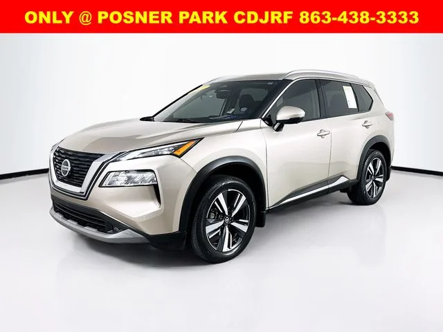 Used 2021 Gold Nissan SL image 3