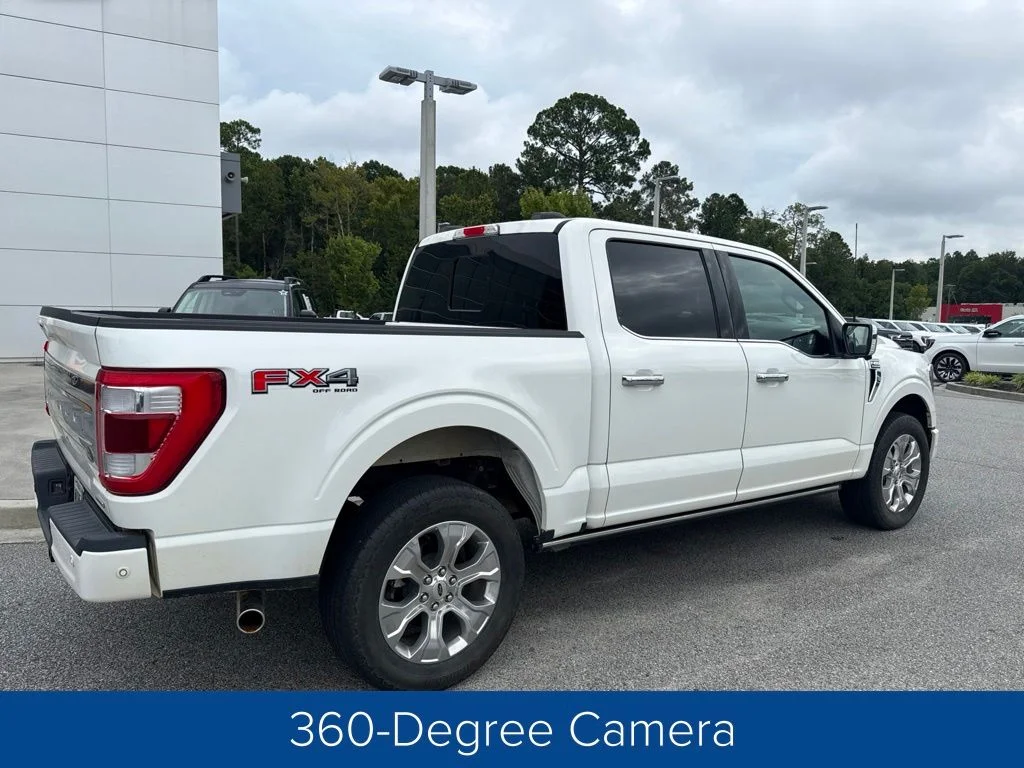 Used 2023 White Metallic Ford Platinum image 5