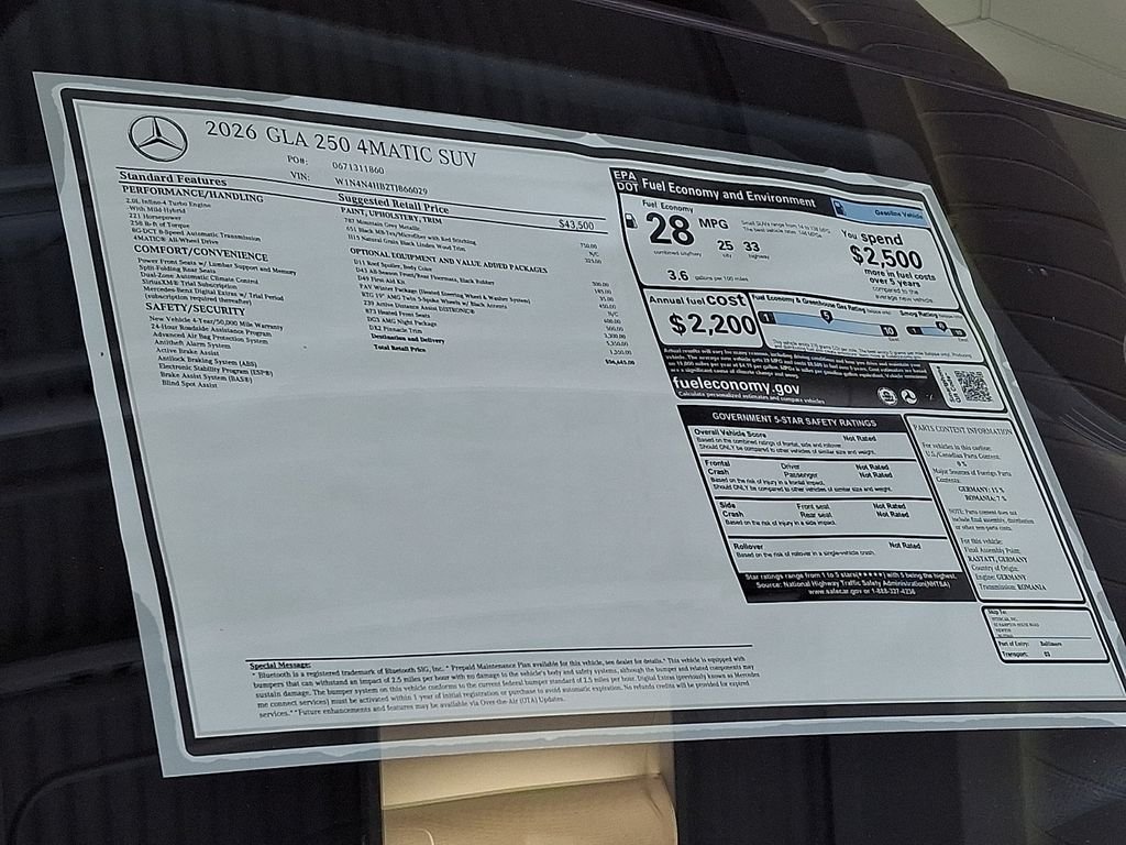 New 2026 Mountain Grey Metallic Mercedes-Benz GLA 250 image 25