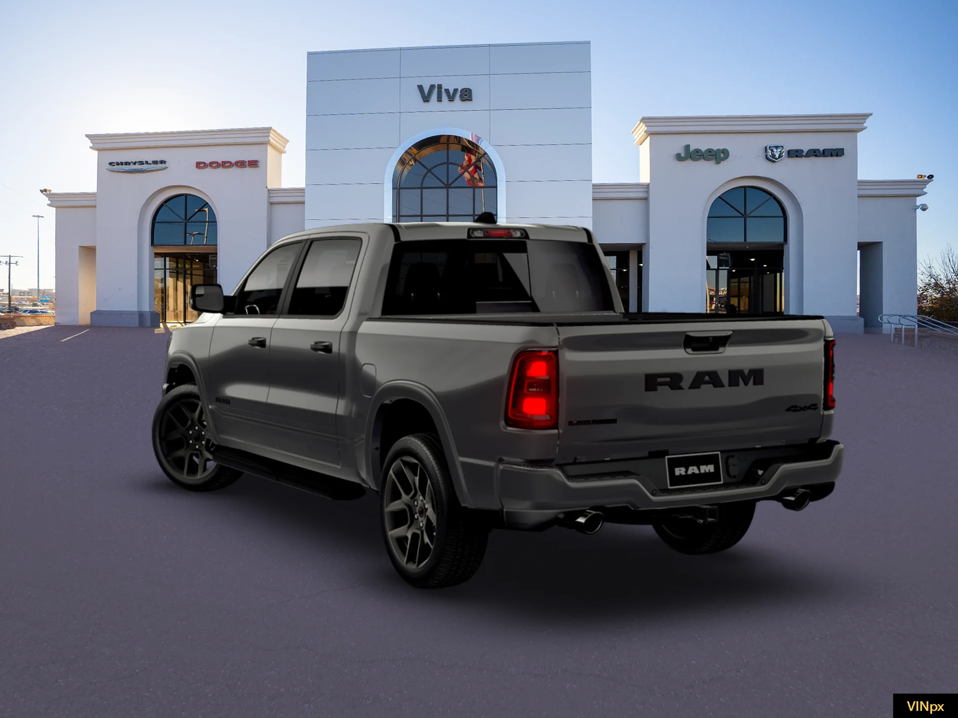 New 2026 Granite Crystal Metallic Clear-Coat Exterior Paint RAM Laramie image 17