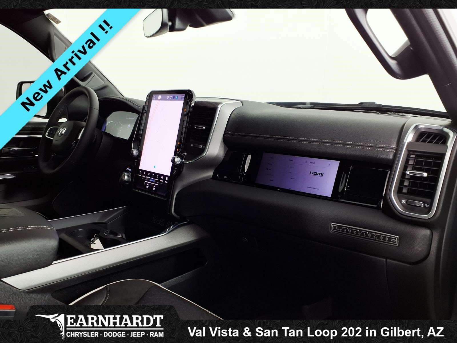 Used 2025 Bright White Clearcoat Ram Laramie image 9