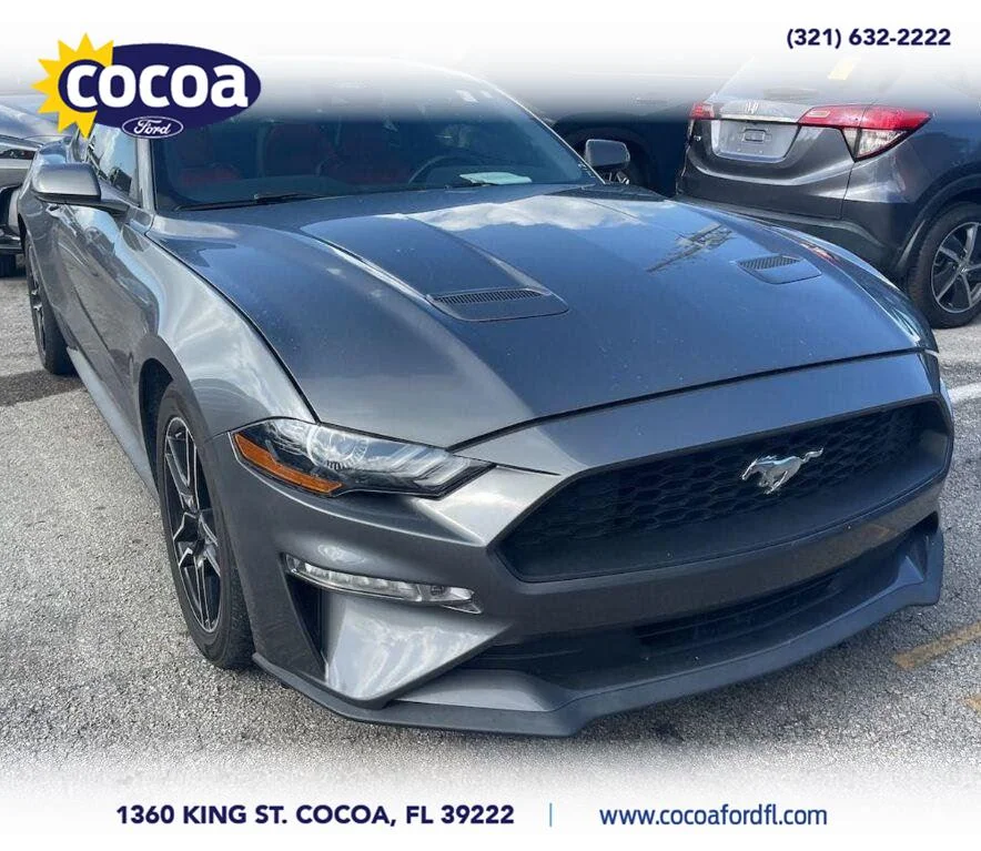 Used 2021 Gray Ford EcoBoost Premium image 1