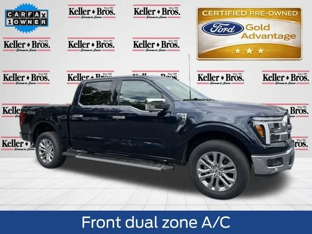 Certified Used 2025 Blue Ford Lariat 5.5ft Bed image 1