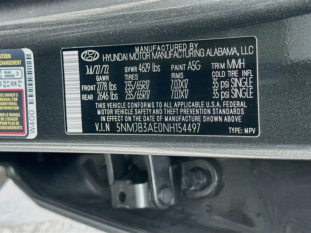 Used 2022 Gray Hyundai SEL image 30
