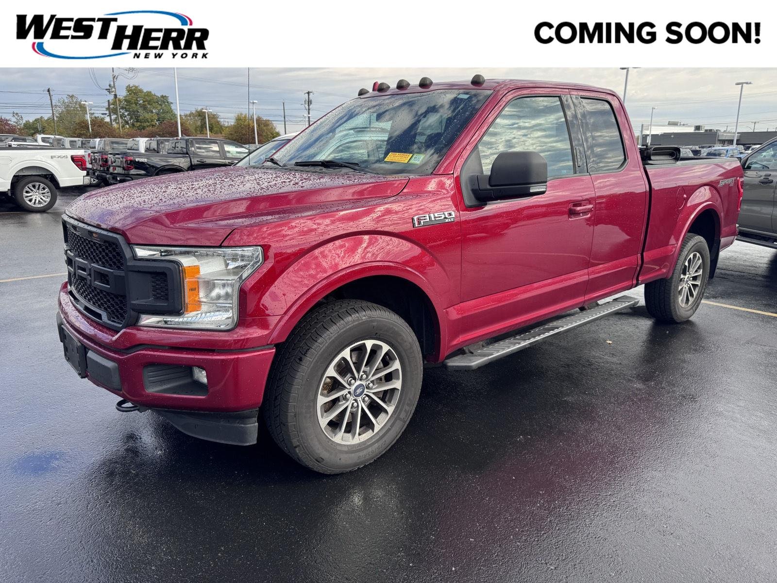 Used 2018 Ruby Red Metallic Tinted Clearcoat Ford XLT image 1
