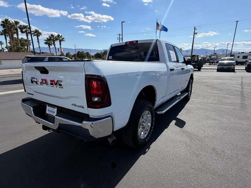 Used 2025 Bright White Clea Ram Big Horn image 3
