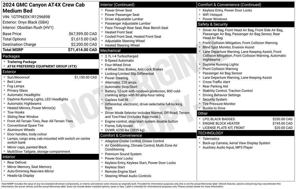 2024 GMC Canyon AT4X - Photo 6