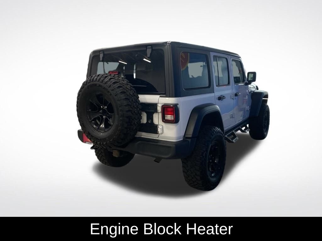 Used 2020 White Jeep Unlimited Sport S image 16