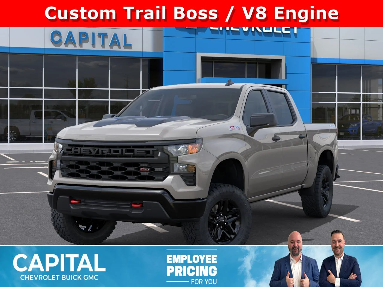 New 2026 White Sands Chevrolet Custom Trail Boss image 1
