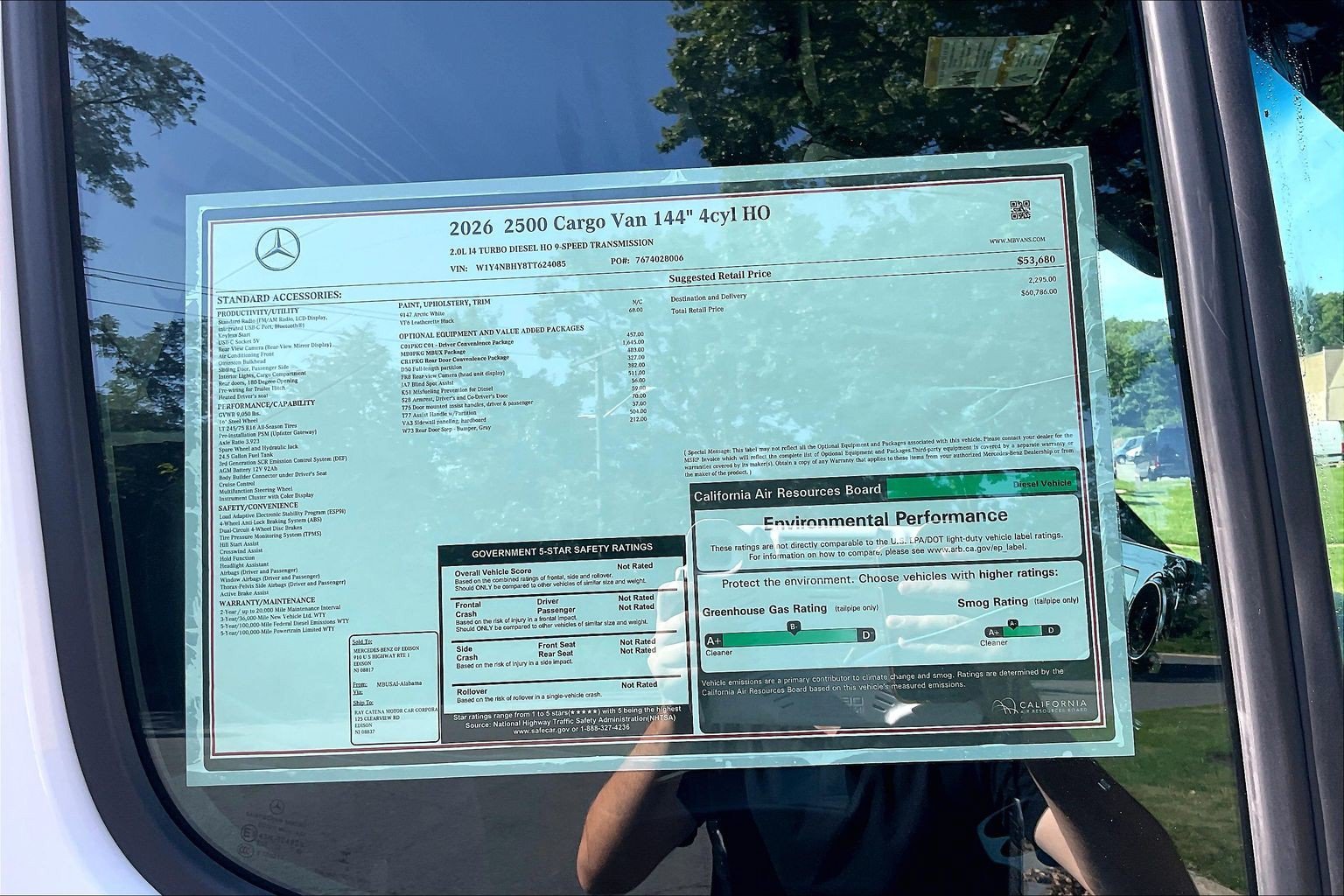 New 2026 Arctic White Mercedes-Benz Cargo 144 WB image 26
