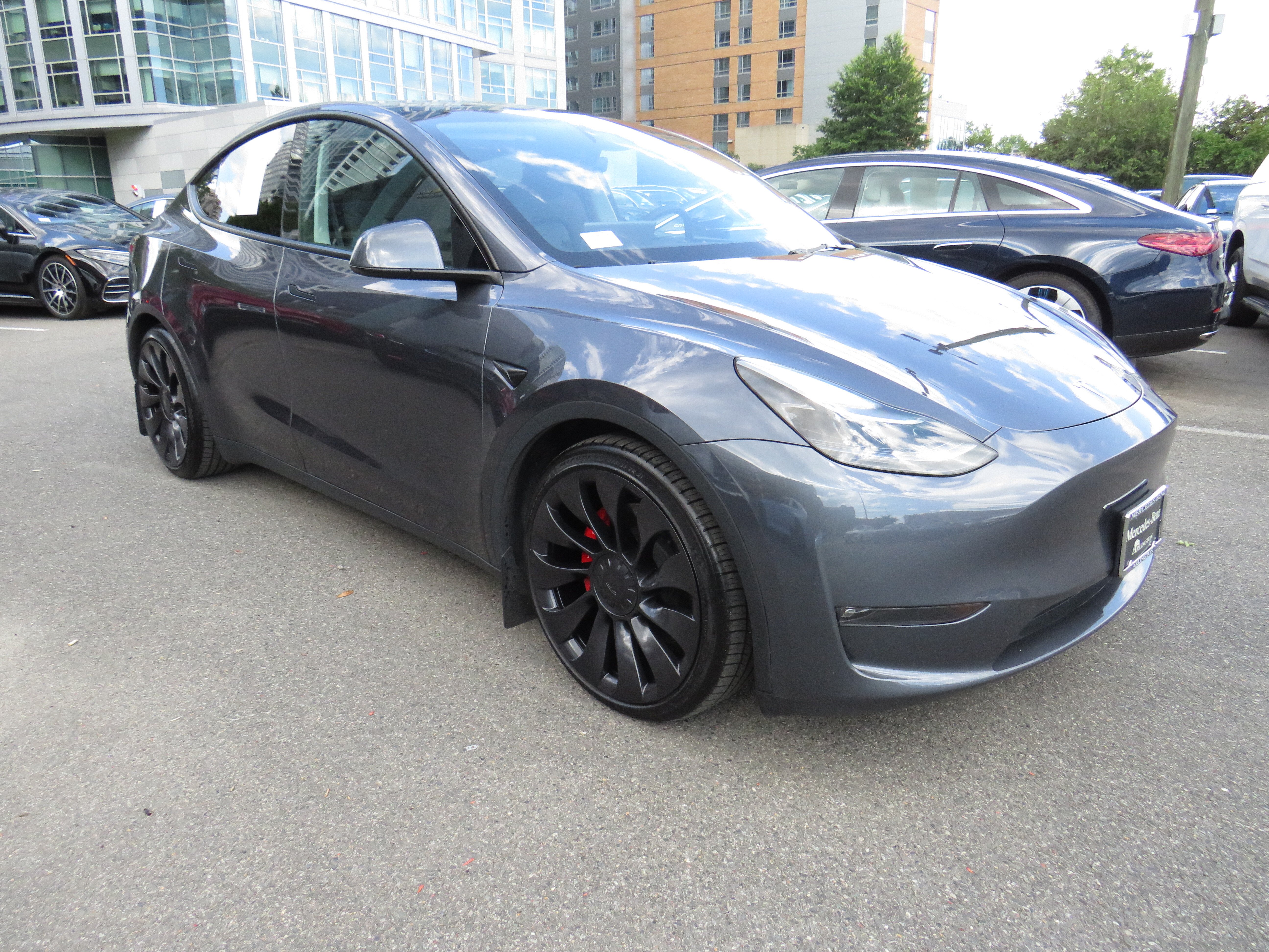 Used 2023 Midnight Silver Metallic Tesla Performance image 5