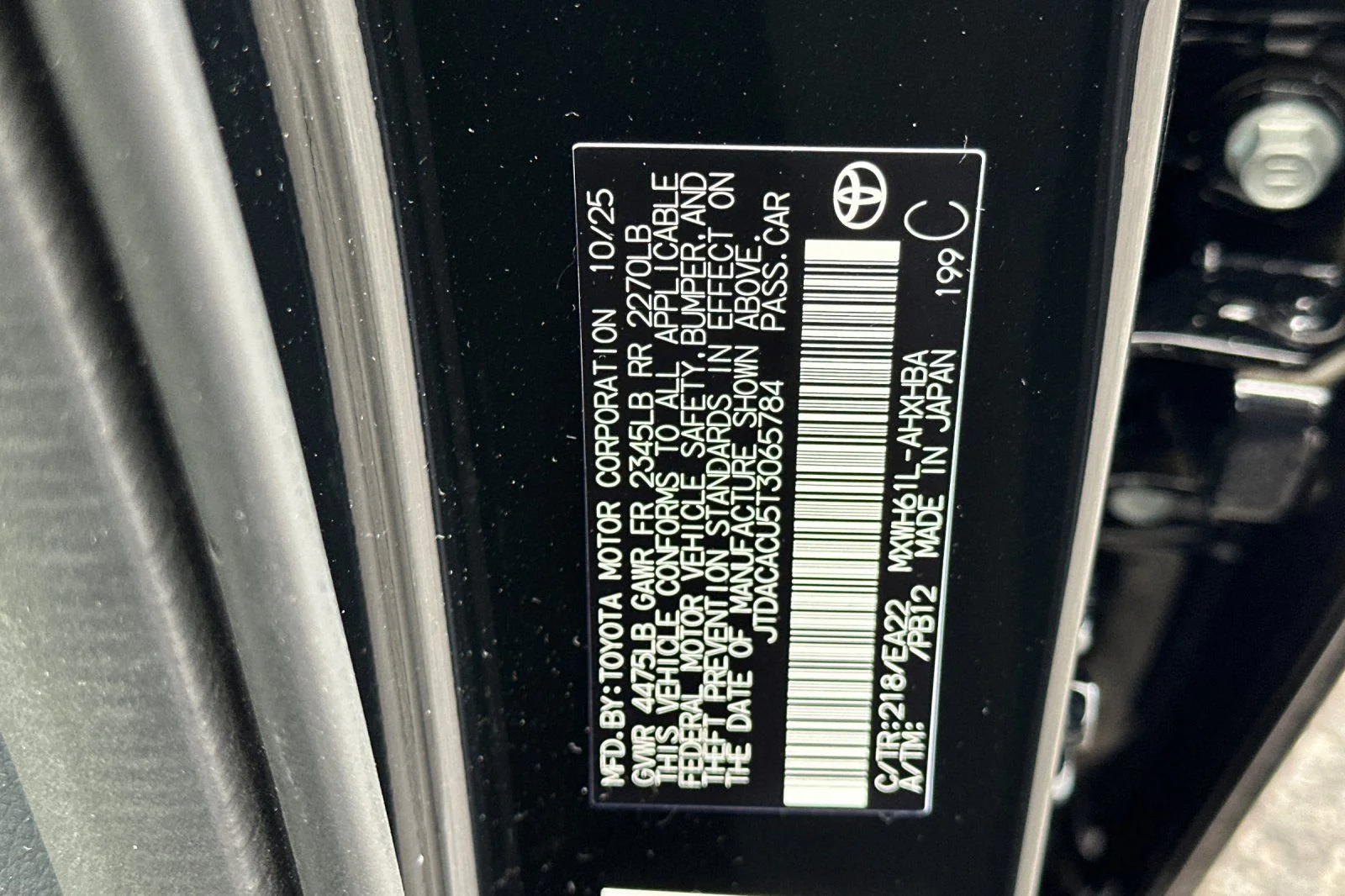 New 2026 Midnight Black Metallic Toyota XSE Premium image 33
