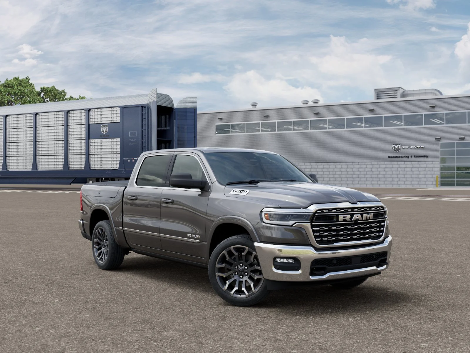 New 2027 Granite Crystal Metallic Clear-Coat Exterior Paint RAM Limited image 3