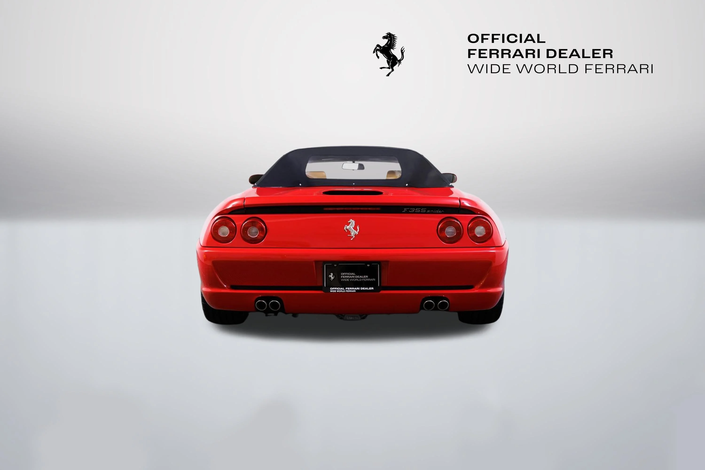 Used 1996 Rosso Corsa Ferrari Spider OEM Manual image 12
