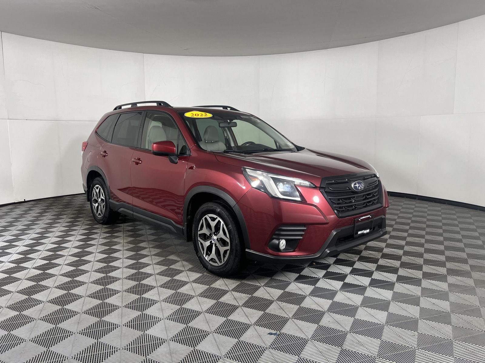 Used 2022 Crimson Red Pearl Subaru Premium image 47