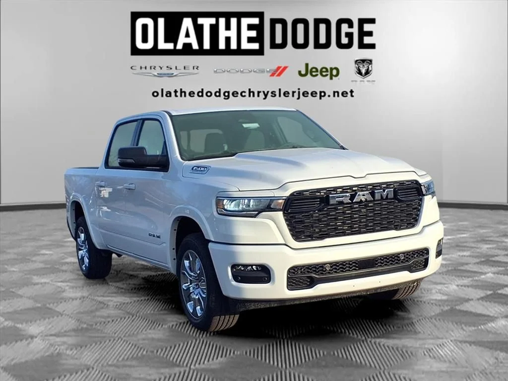 New 2026 Bright White Clear-Coat Exterior Paint RAM Big Horn/Lone Star image 26