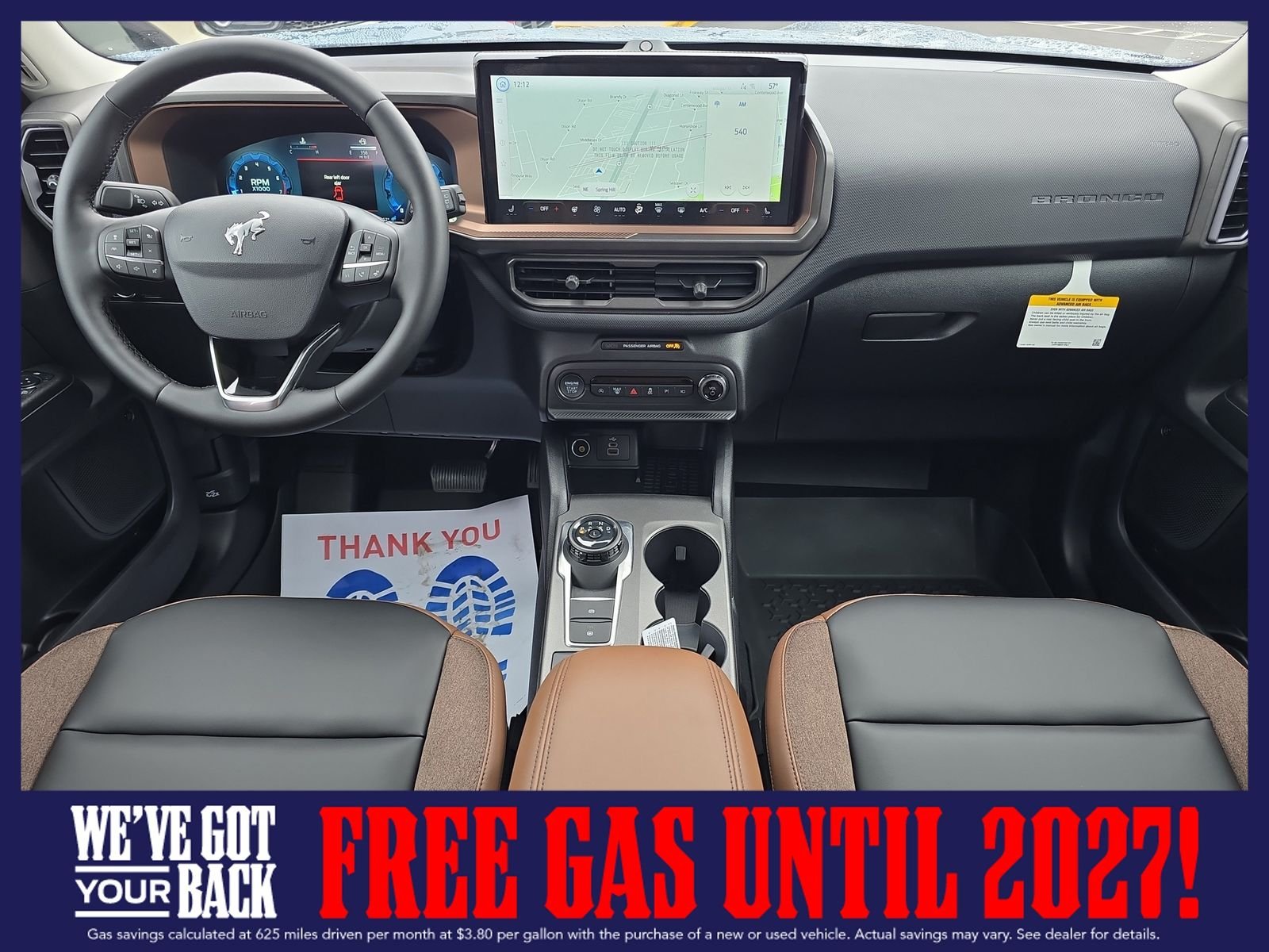 New 2025 Azure Gray Metallic Tri-Coat Ford Outer Banks image 10