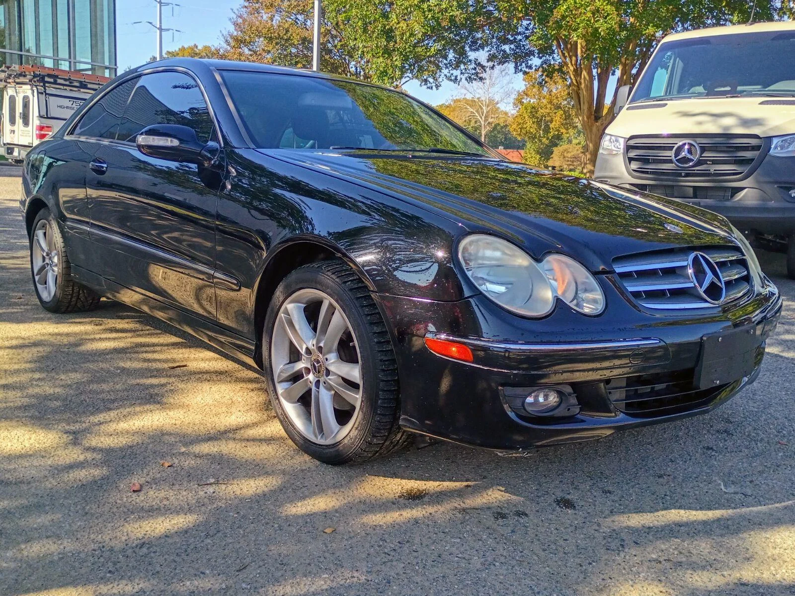 Used 2008 Mercedes-Benz CLK-Class CLK350 with VIN WDBTJ56H58F243623 for sale in Hampton, VA