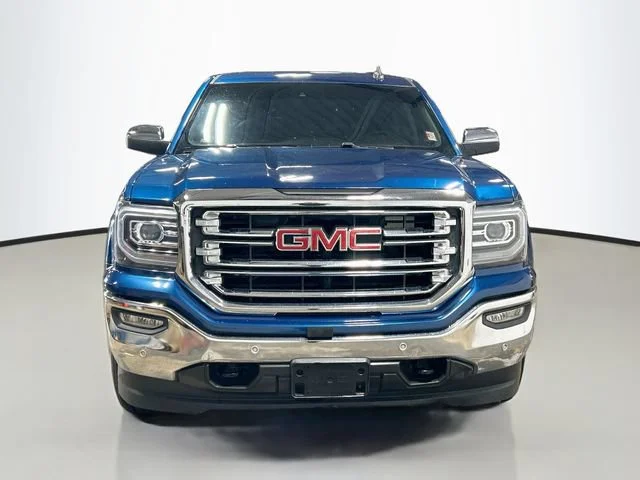 Used 2018 STONE BLUE METALLIC GMC SLT image 2