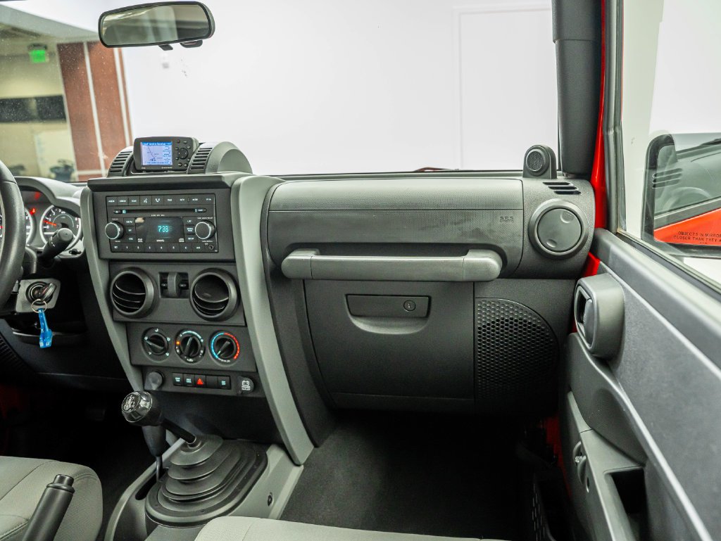 Used 2008 Flame Red Clearcoat Jeep Rubicon image 39