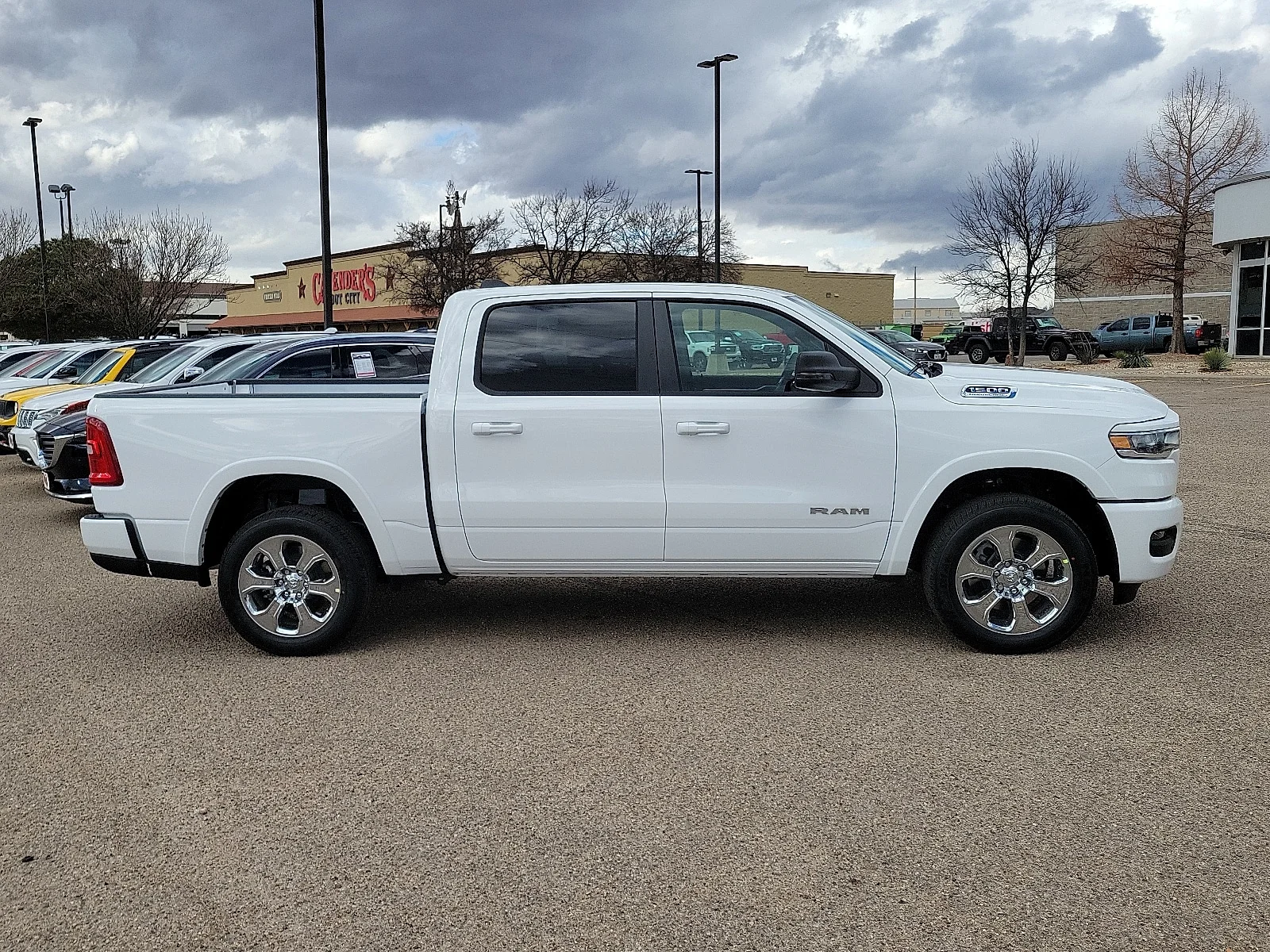 New 2026 PW7 Bright Whit Ram LONE STAR CREW CAB 4X4 5