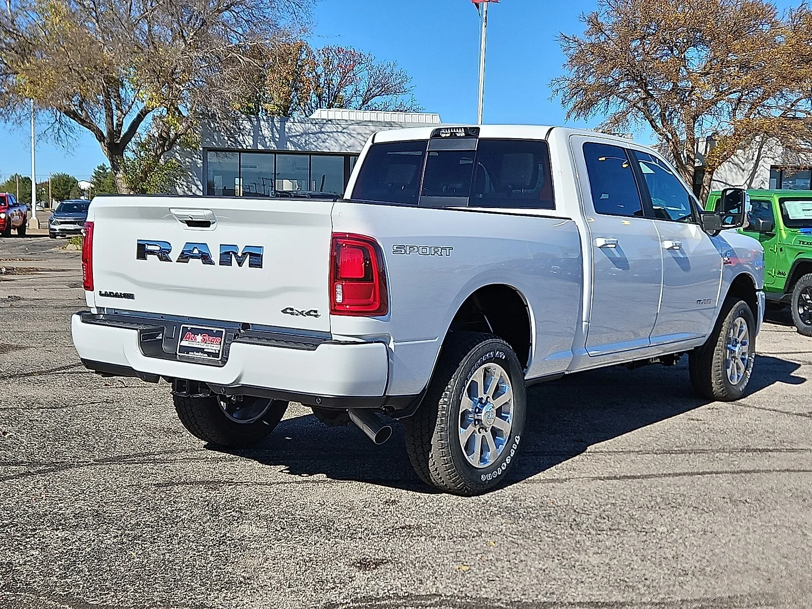 New 2026 Bright White Ram LARAMIE CREW CAB 4X4 6