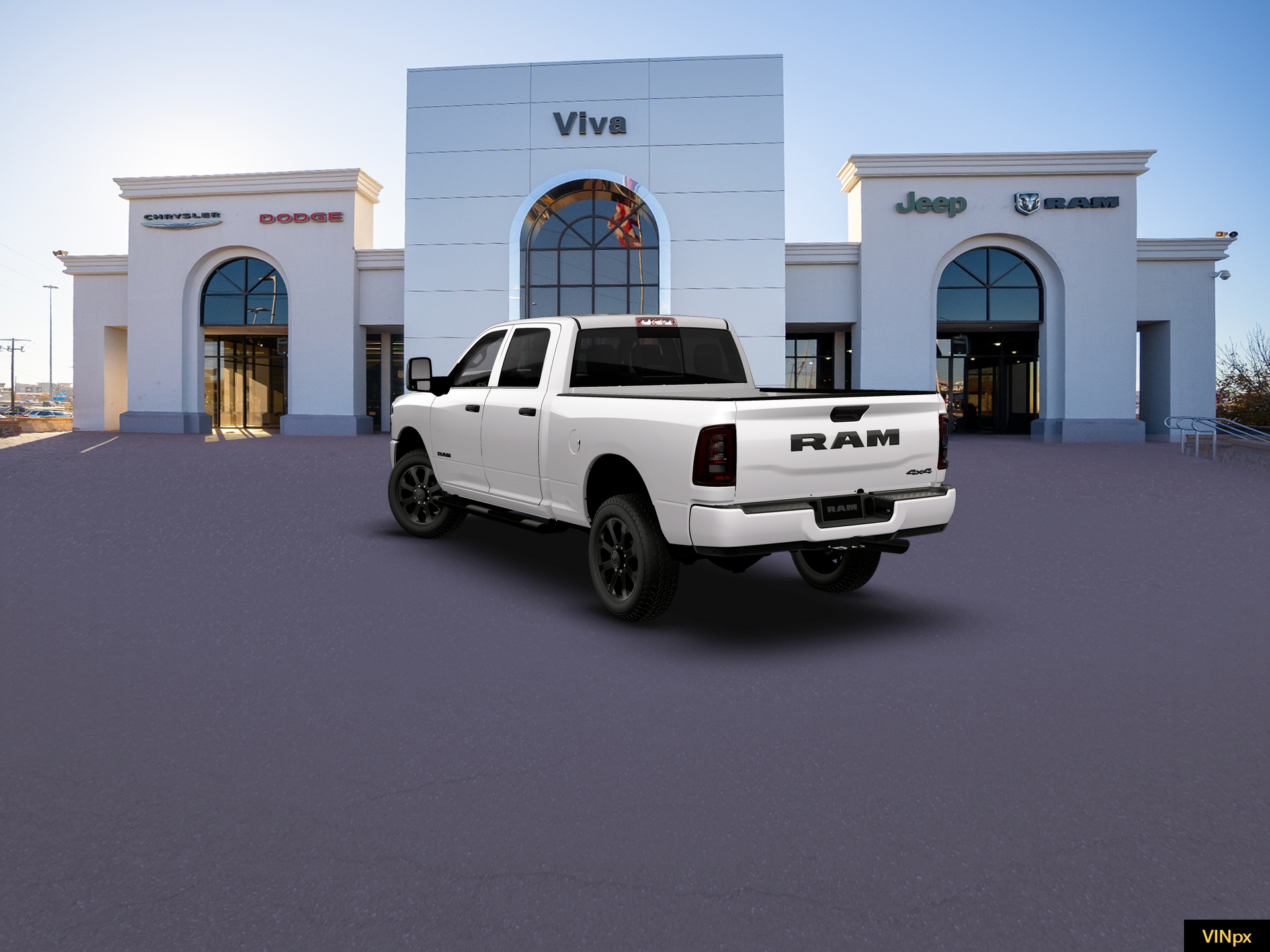 New 2027 Bright White Clear-Coat Exterior Paint RAM Black Express image 17