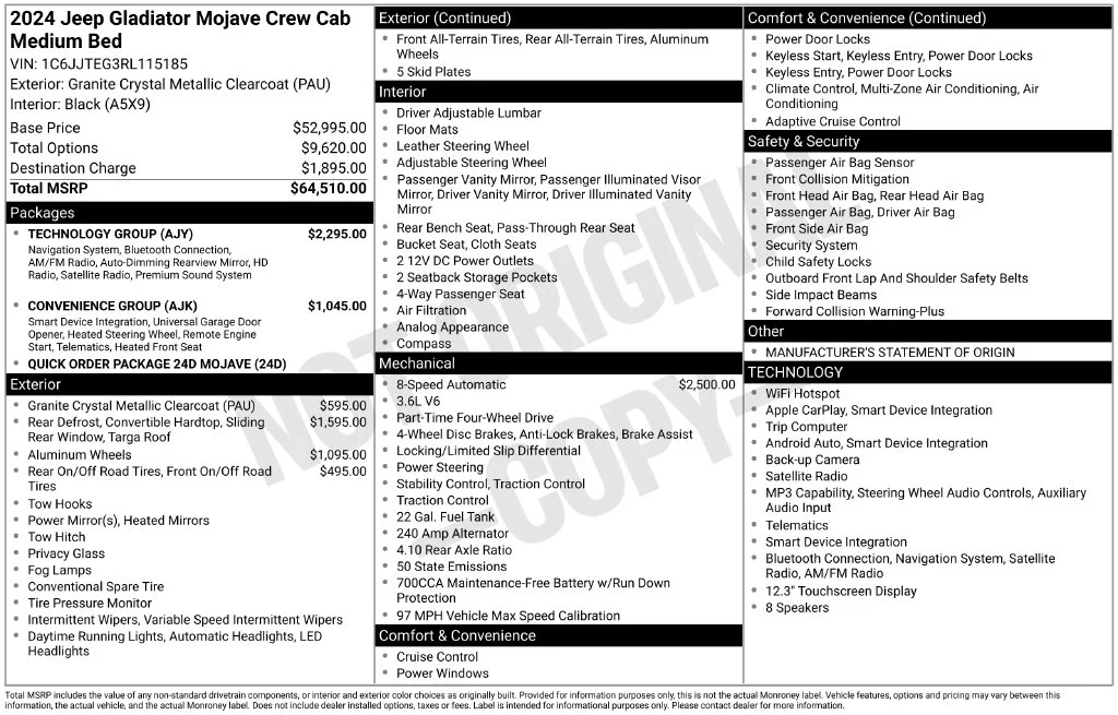 Used 2024 Gray Jeep Mojave image 6