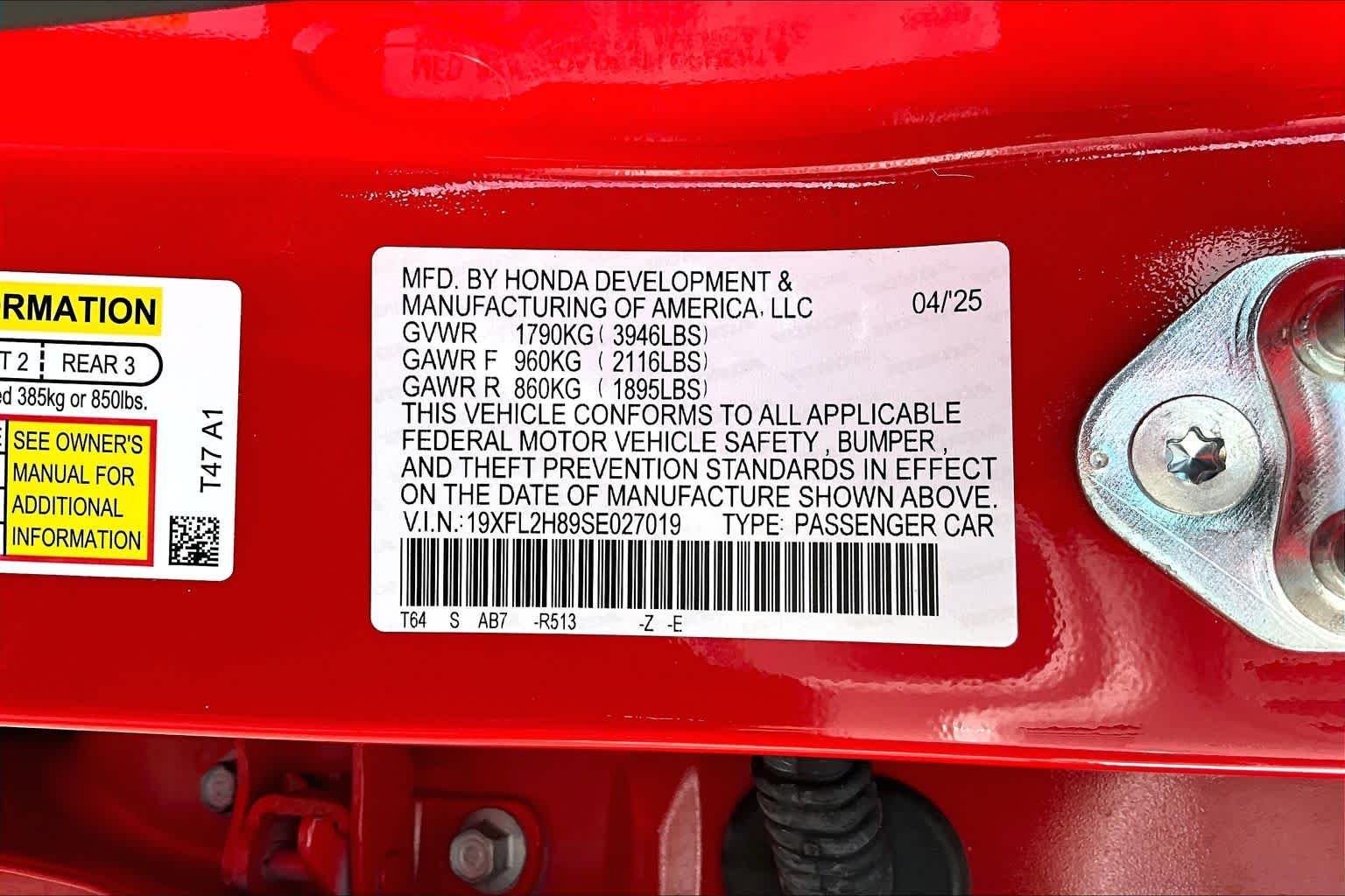 Used 2025 Rallye Red Honda Sport image 34
