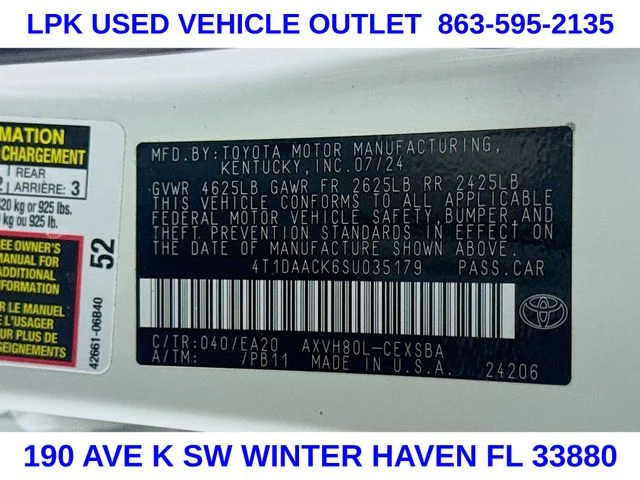 Used 2025 White Toyota SE image 30