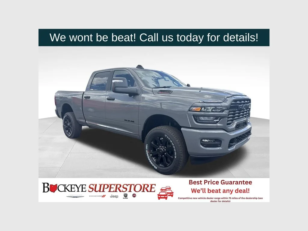 New 2026 Ceramic Gray Clear-Coat Exterior Paint RAM BIG HORN image 1