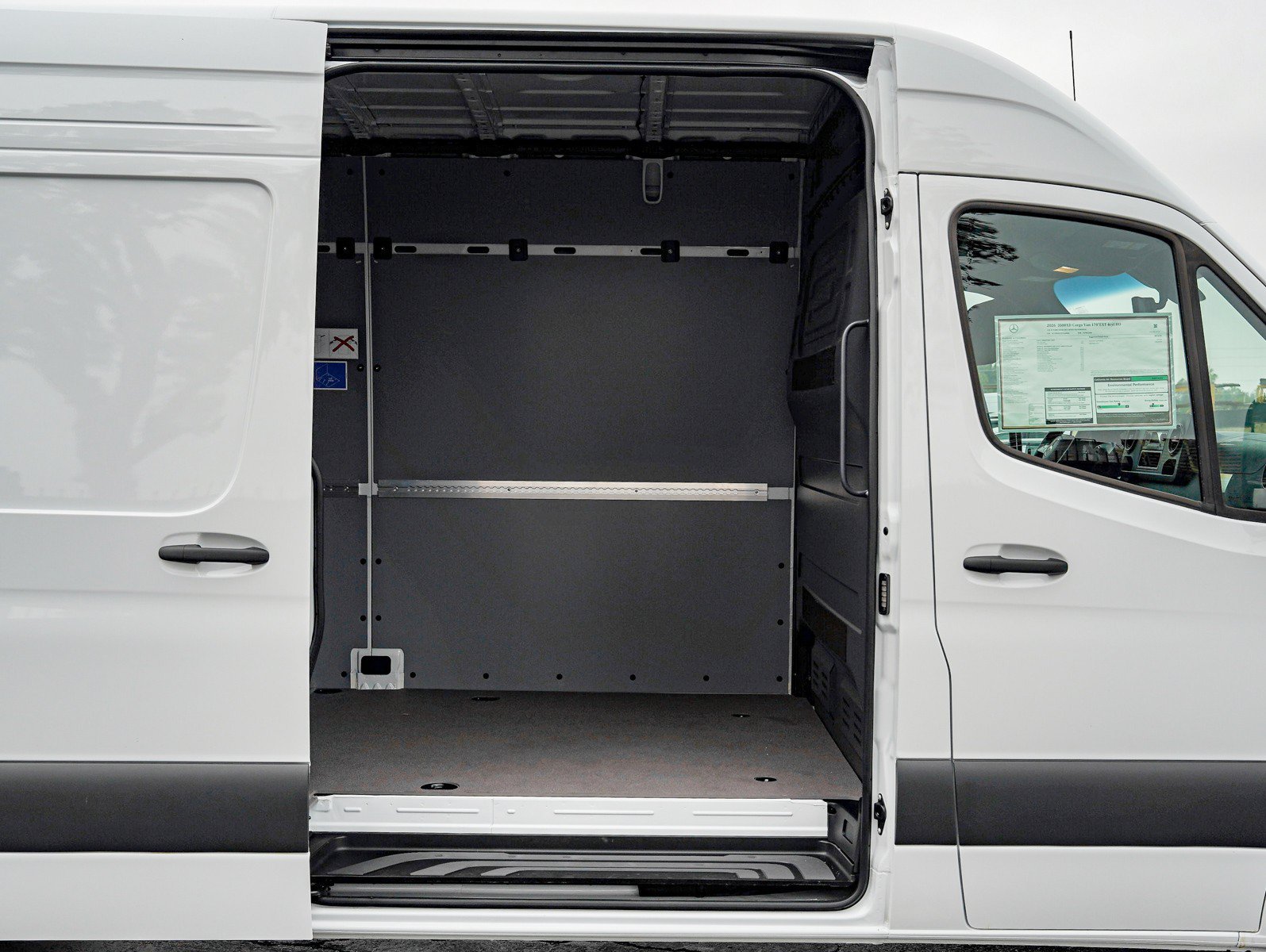 New 2026 Arctic White Mercedes-Benz 3500XD High Roof I4 Diesel HO 170 Extended RWD image 9