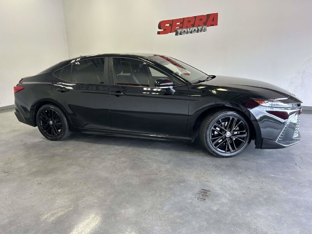 Certified Used 2025 Black Toyota SE image 2