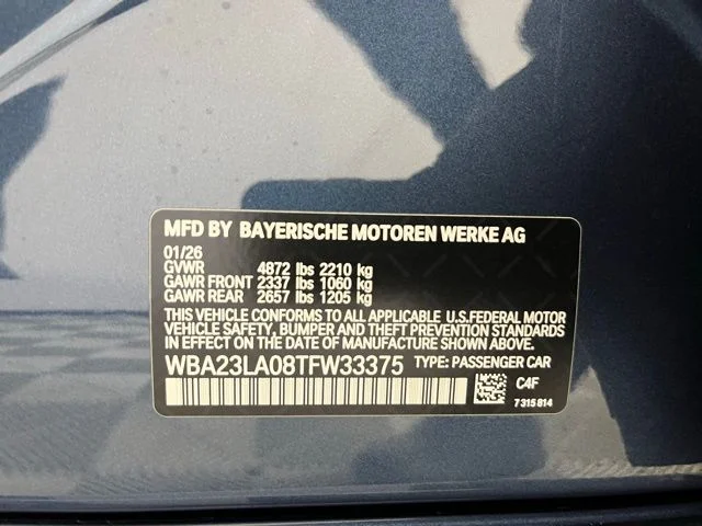 New 2026 Arctic Race Blue metallic BMW 330i xDrive image 20