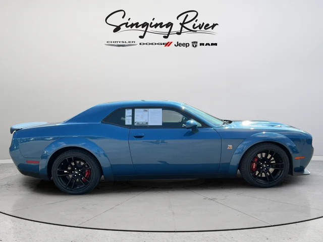 Used 2020 Blue Dodge R/T Scat Pack Widebody image 8