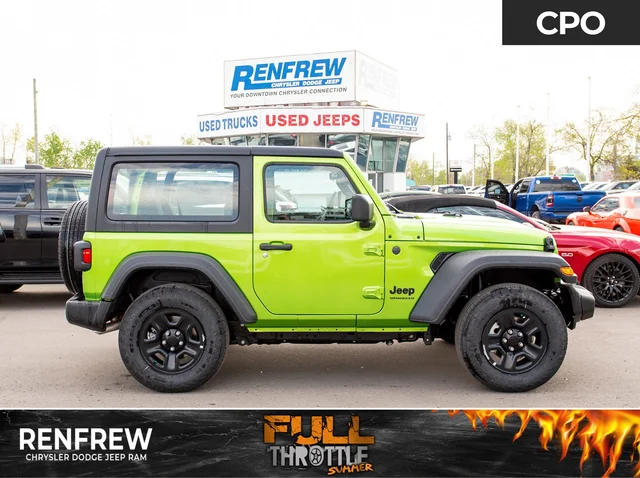 2026 Jeep Wrangler Sport * No Accidents | Backup Camera | Trailer Tow | Apple CarPlay | Trail Ready