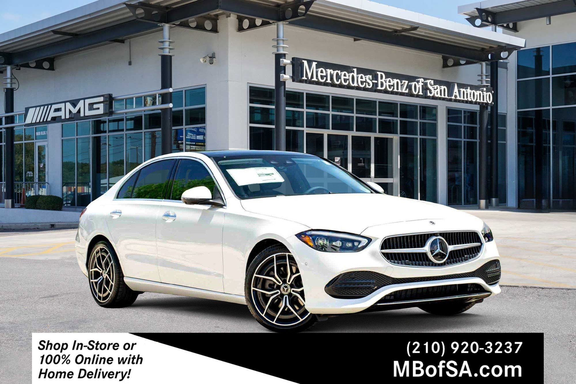New 2026 MANUFAKTUR Moonlight White Metallic Mercedes-Benz C 300 image 1