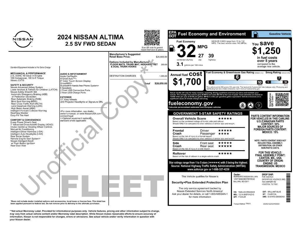 Used 2024 Silver Nissan 2.5 SV image 17