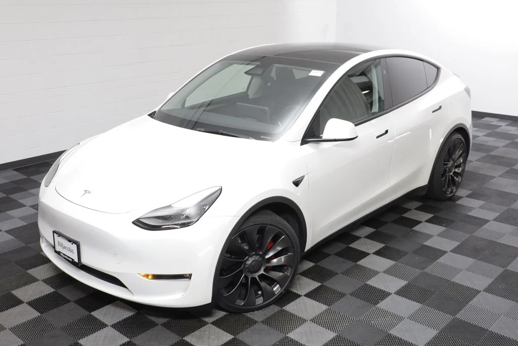 Used 2023 Tesla Model Y Performance with VIN 7SAYGDEF6PF801470 for sale in Naperville, IL