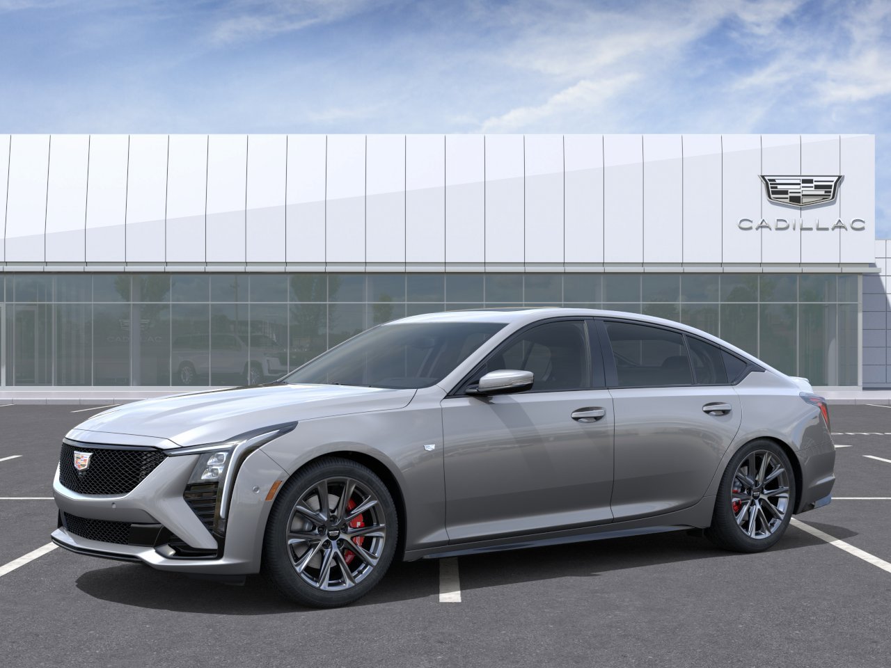 New 2026 Argent Silver Metallic Cadillac Sport image 2
