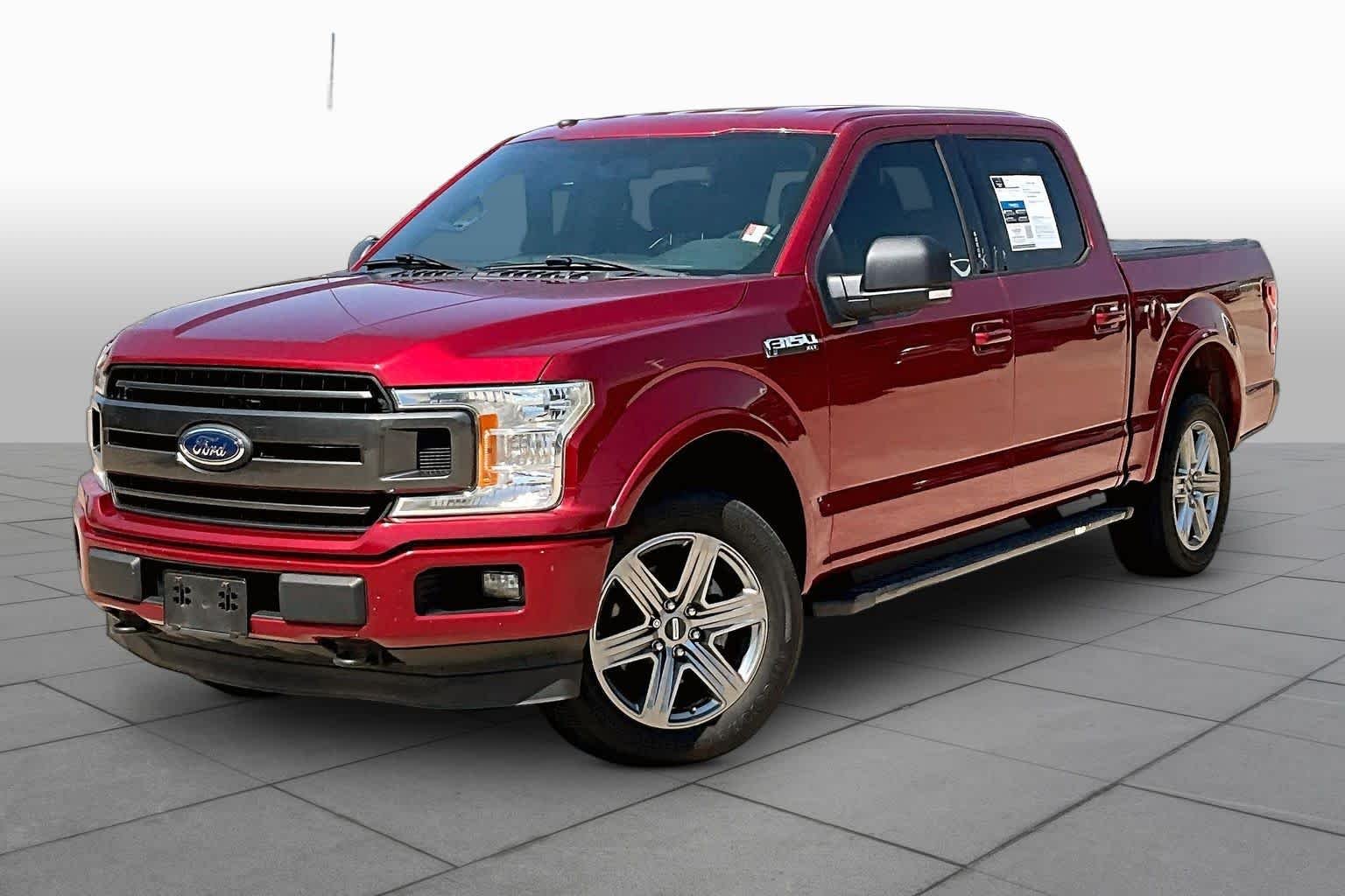 Used 2018 Ruby Red Metallic Tinted Clearcoat Ford XLT image 3