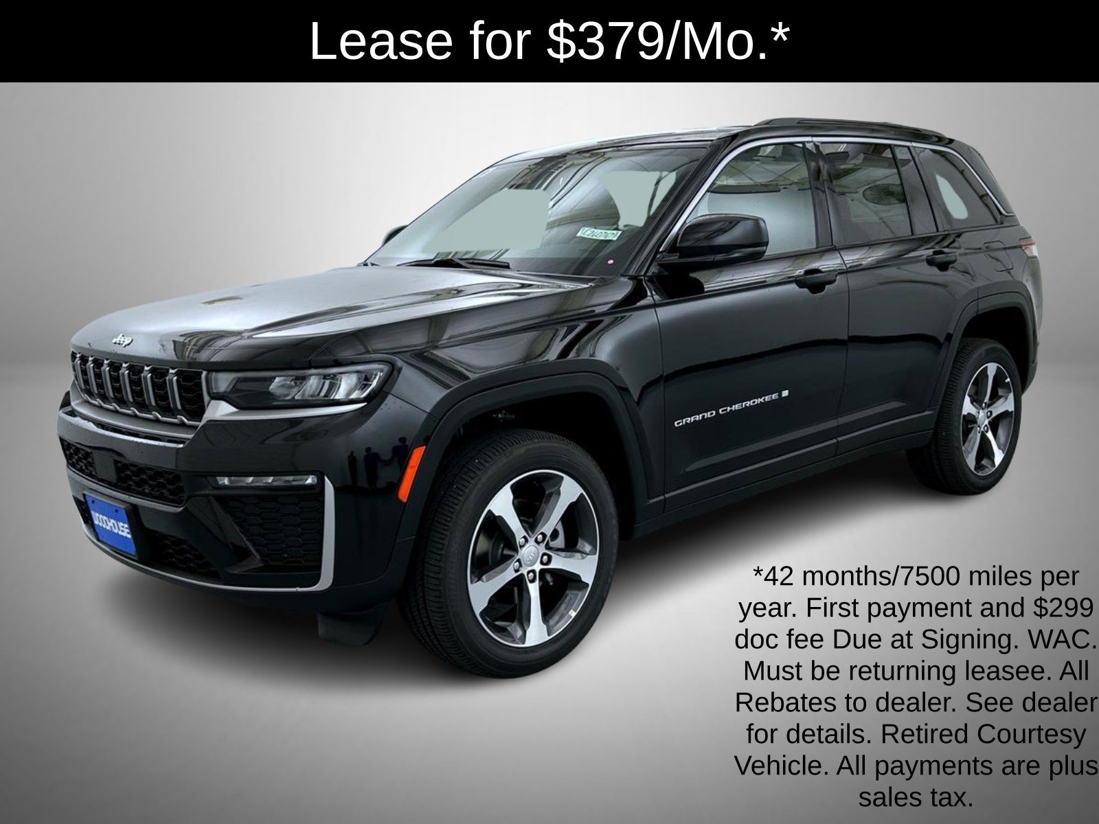 New 2026 Diamond Black Crystal Pearl-Coat Exterior Paint Jeep Limited image 1