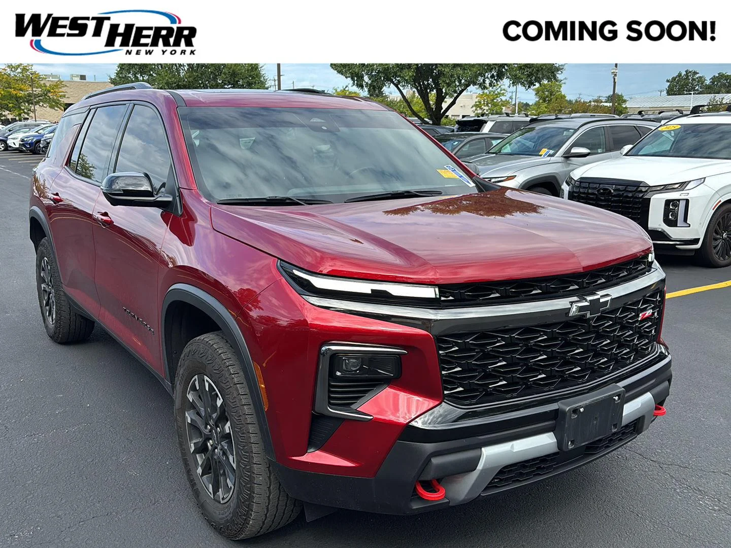 Used 2025 Radiant Red Tintcoat Chevrolet AWD Z71 image 1