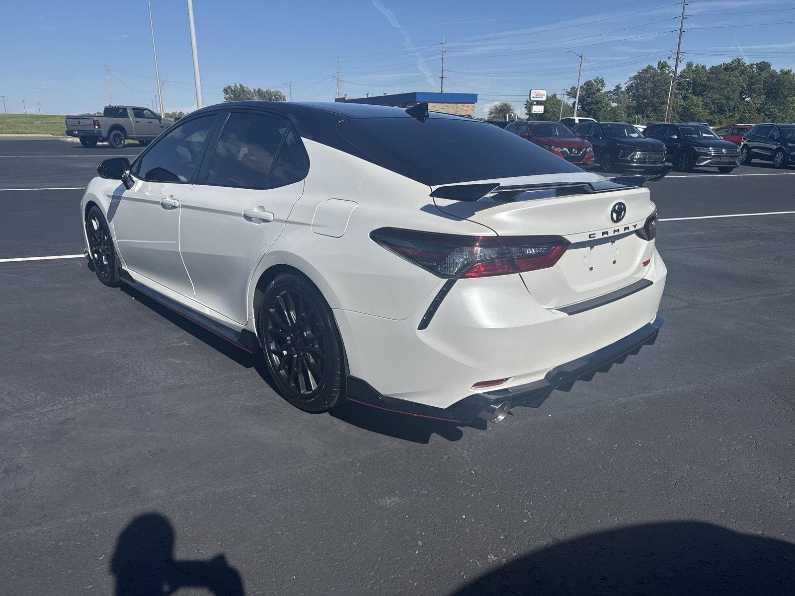 Used 2022 Wind Chill Pearl w/Midnight Black Metallic Roof Toyota TRD image 4