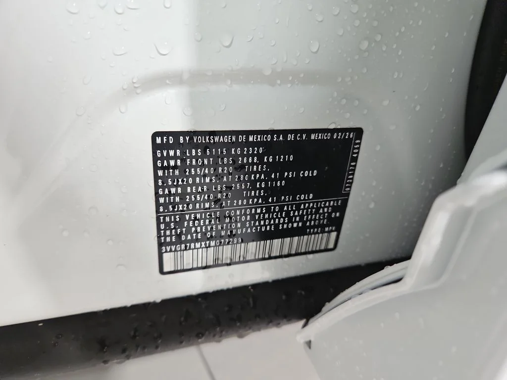 New 2026 White Volkswagen 2.0T SE R-Line Black image 26