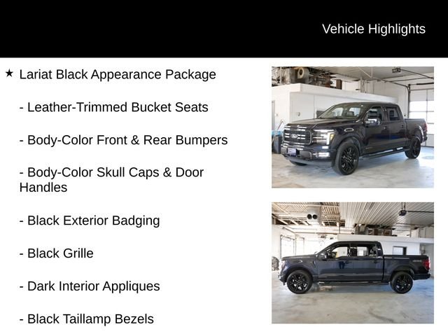 Used 2024 Blue Metallic Ford Lariat image 6