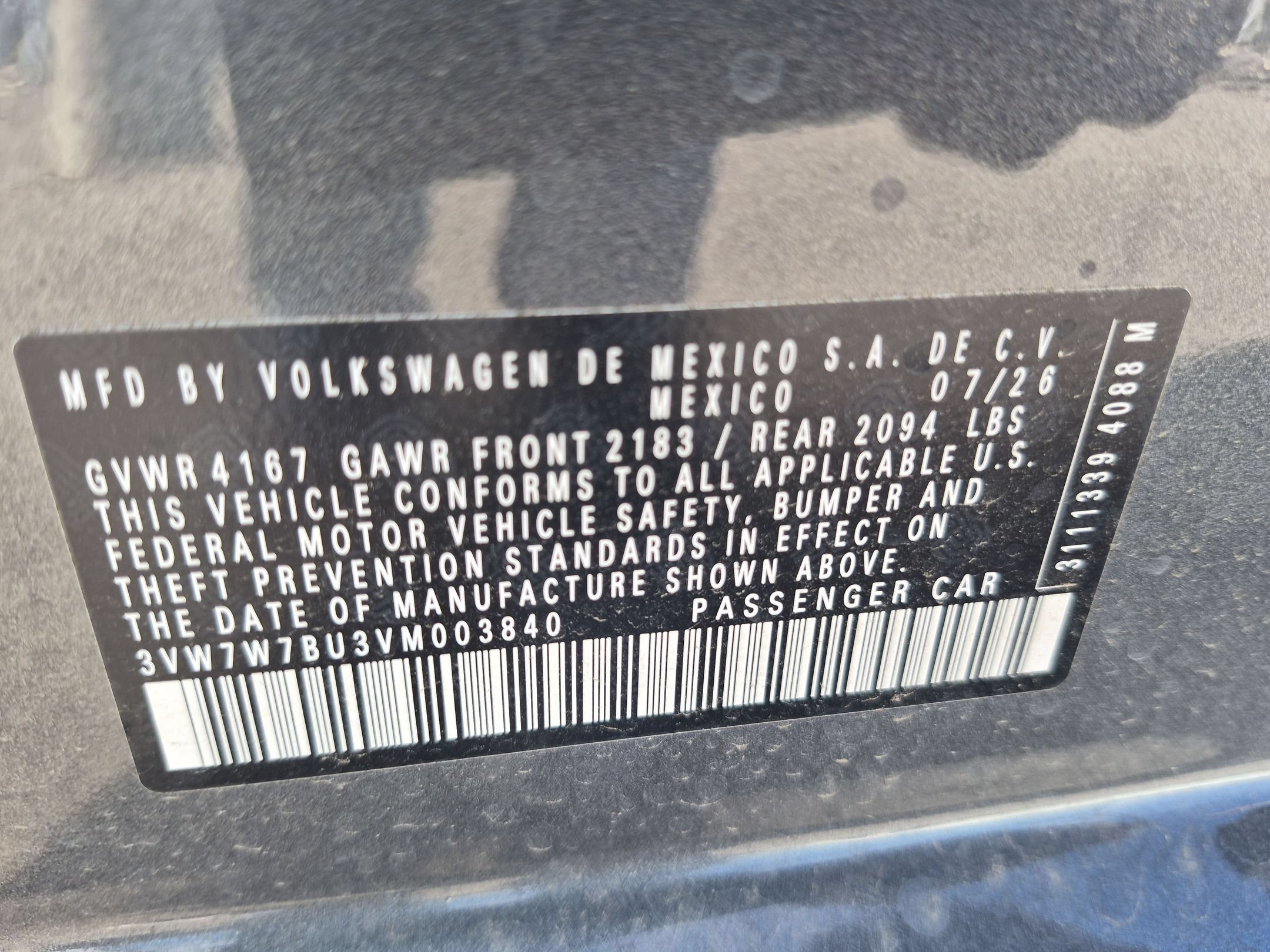 New 2027 Platinum Gray Metallic Volkswagen SE image 17