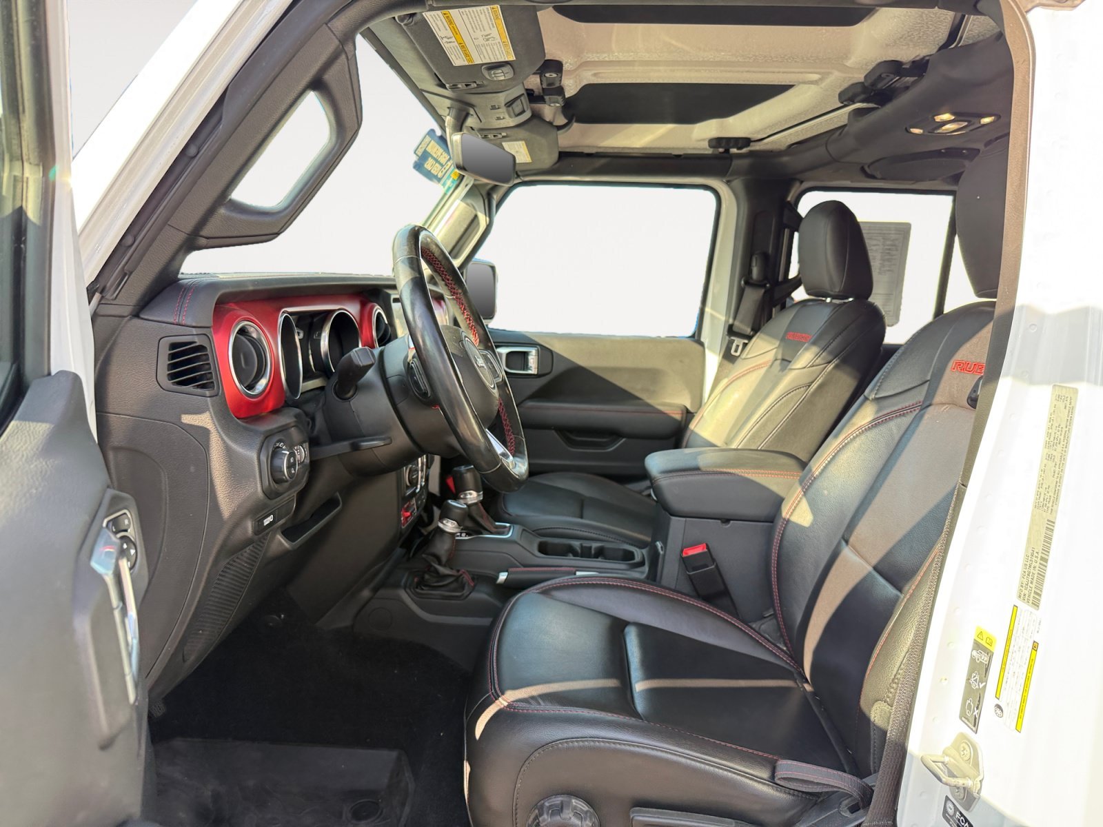 Used 2021 Bright White Clearcoat JEEP Rubicon image 10