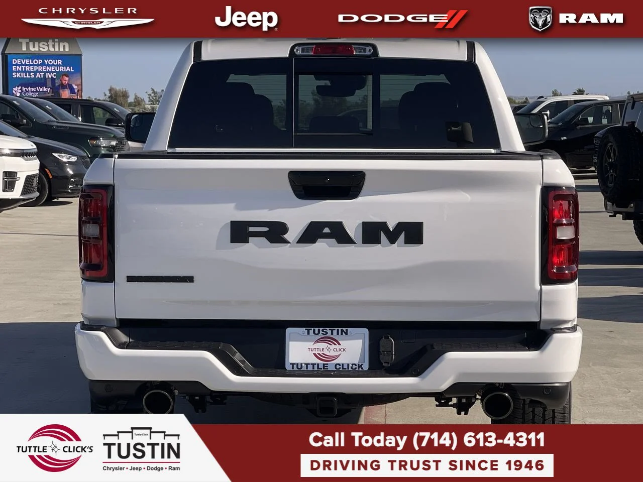 New 2027 Bright White Clear-Coat Exterior Paint RAM Big Horn image 11